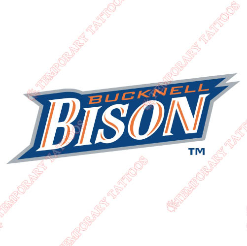 Bucknell Bison Customize Temporary Tattoos Stickers NO.4036